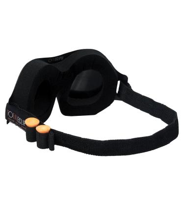 Total Eclipse Sleep Mask - Instant Darkness with Adjustable Strap and Free Earplugs - Buy Online on GoSupps.com