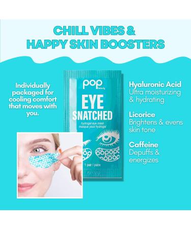 Hydrating Under Eye Patches - Hydrogel with Hyaluronic Acid & Caffeine | 5 Pairs - Buy Online on GoSupps.com