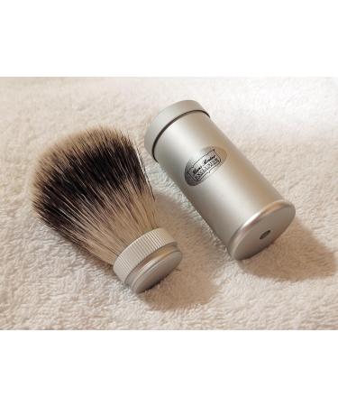 Buy Hans Baier Exclusive Travel Shaving Brush - Vegan Silvertip Hair Travel Kit for Ultimate Grooming | International Shipping Available - Buy Online on GoSupps.com