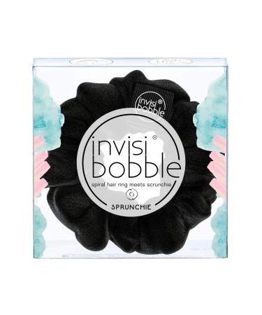 Invisibobble hair tie black scrunchy true black hair tie strong support for girls & women scrunchies including black designed in the heart of Munich Cherry Blossom Black velvet
