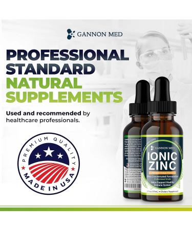 Zinc Chelate Immune Booster - Ionic Zinc Liquid Drops for Immunity, Skin & Reproductive Health - 2 Fl Oz (Pack of 1) - Buy Online on GoSupps.com