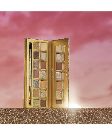 Sigma Beauty Ambiance Eyeshadow Palette - Luminous Neutral and Gold Shades with Mirror | Summer Vibes Collection - Buy Online on GoSupps.com
