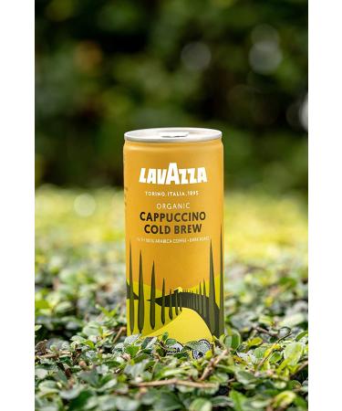 Lavazza Organic Cappuccino Cold Brew Coffee - 8 fl oz (Pack of 12) - Premium Italian Blend for Convenient Enjoyment - Buy Online on GoSupps.com