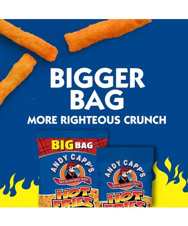 Andy Capp's Big Bag Hot Fries 8 oz - 8 Pack - Buy Online on GoSupps.com