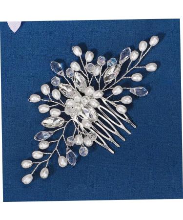 FRCOLOR Bridal Pearl Comb Women Hair Comb Hair Clips Headdresses for Women Hair Accessory for Girls Rhinestone Hair Clip Bride Hair Clip Girl Headpiece Headgear Abs Rhinestones Women's - Buy Online on GoSupps.com