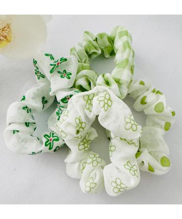 Generic Floral Hair Scrunchies 20 Pieces for Girls Woman Multicolour Ponytail Elastics Hair Bands Hair Ties Hair Holders Hair Bobbles Scrunchie Hair Wrap. - Buy Online on GoSupps.com