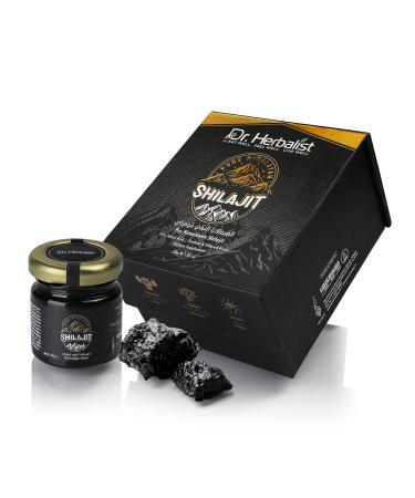 Himalayan Shilajit Resin 400mg Shilajit with Fulvic Acid & 85+ Trace Minerals Natural Energy & Vitality Support for Men & Women 30g Jar