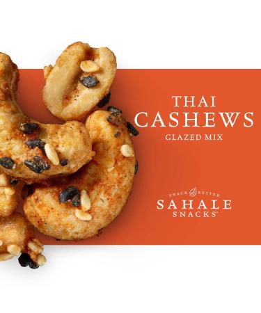 Sahale Snacks Thai Cashews Glazed Mix - 4 Oz (Pack of 6) | Gourmet Nuts Snack - Buy Online on GoSupps.com