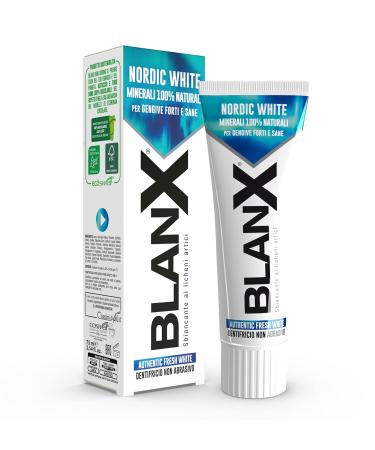Blanx Nordic White Toothpaste - Anti-Spots Natural Minerals Calming & Regenerating - 75ml (12 Packs) | International Shipping - Buy Online on GoSupps.com