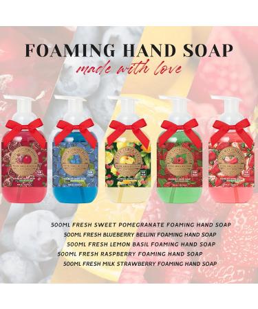 Foaming Hand Soap Gift Set for Women - 5 Pack 16.9 fl.oz (500mL) Fresh Fruit Scented Assorted Luxury Hand Wash with Includes Gift Card & Premium Box Kitchen Bathroom Home Essentials - Buy Online on GoSupps.com