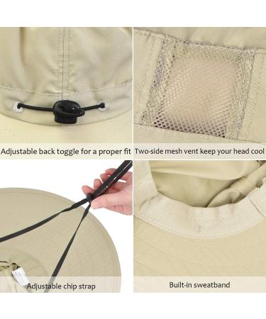 Solaris Wide Brim Sun Hat UPF 50+ for Women and Men - Tan | Outdoor Sun Protection Hat for Hiking and Gardening - Buy Online on GoSupps.com