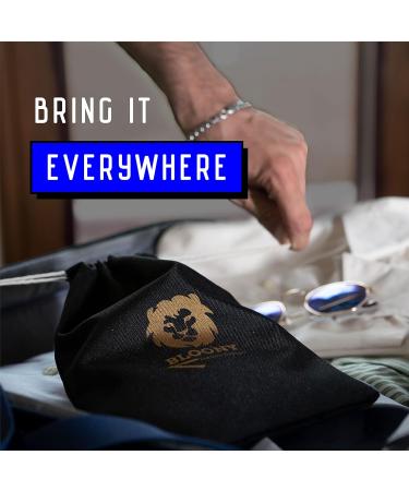 Bloony Laser Collection Professional Free Hand Razor - Stainless Steel with 10 Derby Platinum Blades | Italian Design 2021 (Blu) - International Shipping Available - Buy Online on GoSupps.com