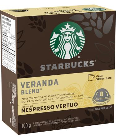 Starbucks By Nespresso Pike Place Roast Coffee Pods Medium Roast Nespresso Vertuo Line & by Nespresso Veranda Blend Blonde Roast Coffee Pods Nespresso Vertuo Line Coffee+Blonde Roast Coffee Pods - Buy Online on GoSupps.com