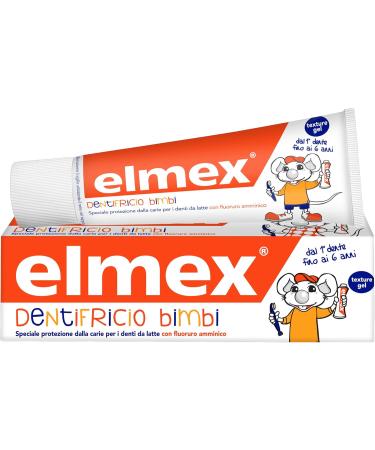 Elmex Baby Toothpaste 0-6 Years | Aminfluoride Protection 0% Dyes 50ml Safe & Effective Care for Children's Teeth - Buy Online on GoSupps.com
