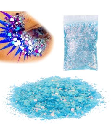Nail Chunky Glitter Dazzling Luster Widely Use Nail Art Confetti DIY Unique Nails for Crafts Making for Body Decoration(HC37) - Buy Online on GoSupps.com