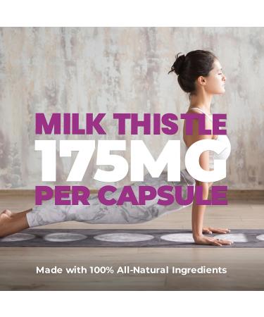 New HIGHEST POTENCY 175mg MILK THISTLE Capsules Liver Support Health & Detox. Helps Relieve Digestive Disturbances Milk Thistle Supplement for Women and Men 80% Silymarin Non-GMO Vegan Gluten Free. 90 Capsules. 3 Pack 270 count (Pack of 1) - Buy Online on GoSupps.com