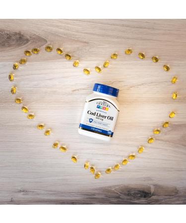 21ST Century Norwegian COD Liver Oil 110 SOFTGELS - Buy Online on GoSupps.com