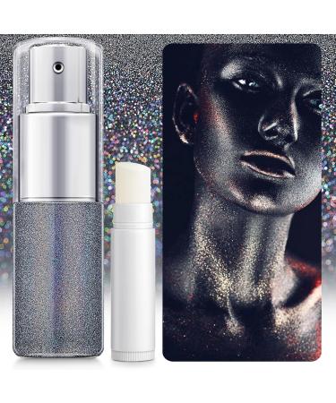 Glitter Spray 3PCS Body Glitter Spray Glitter Hair Spray Quicking Drying and Long Lasting Glitter Spray for Face Hair Body Shimmer Sparkle Powder Makeup Spray for Prom Festival Rave & Party 047-02 - Buy Online on GoSupps.com