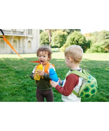 LittleLife Children & Toddler Water Bottle 400ml Yellow | Easy-Access Lid & Straw - Buy Online on GoSupps.com