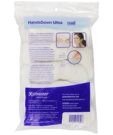 Graham Hands Down Ultra Nail & Cosmetic Pads White - 240 Count - Buy Online on GoSupps.com