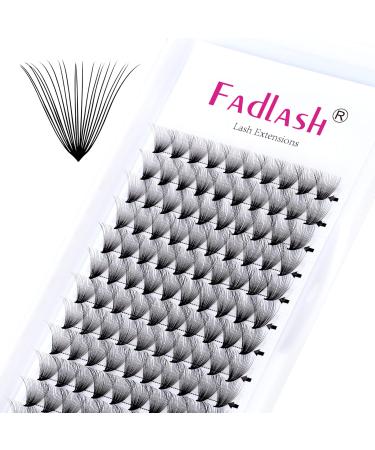 Eyelashes fan eyelashes 20d 0.07mm d curl 13mm russian eyelash extensions prefabricated fan premade russian lashes pennant lexensions (20d-0.07-d 13mm) 13mm 20d-0.07-D
