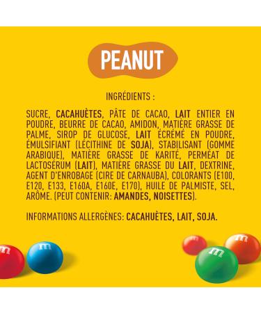 M&M'S Peanut Milk Chocolate and Peanut Sweets - 5 x 36g Sachets - Buy Online on GoSupps.com