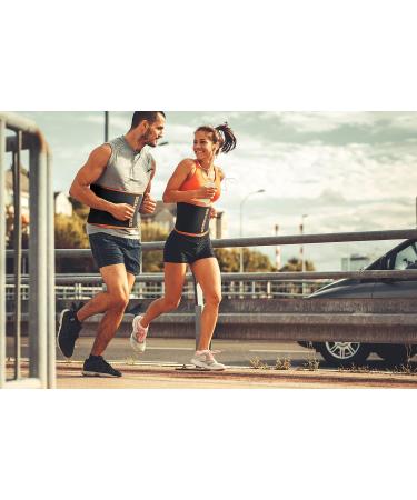 Sweat n Go Belly Girdle | Extra Thick Neoprene Sweat Belt for Men & Women | Strong Velcro Fastener | Waist Size 60-100 cm - Buy Online on GoSupps.com