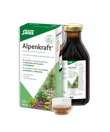 Salus Alpenkraft - Sirop Naturel Bronches et Toux - Soulage la Gorge et les Bronches - En Cas de Toux Rhumes - 250 ml Ne S'applique Pas 250 ml (Lot de 1)
