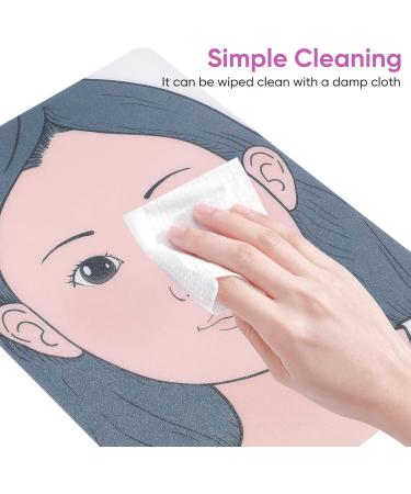 2 Gabarits de Maquillage Visage A4 en Plastique R utilisables Planche d'Entra nement Maquillage Artistique pour D butants Mod les Gar on et Fille pour Peinture Paupi res et Cils - Buy Online on GoSupps.com
