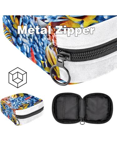 GIAPB Sanitary Napkin Storage Bag - Ocean Tropical Coral Fish Color - Buy Online on GoSupps.com