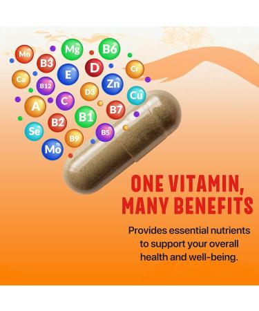 100% Pure Womens Multivitamin for Hair Growth + Complete Vitamins for Women Biotin Zinc Antioxidants Supports Skin Energy Immune Health Made in USA 60 Capsules 60 Count (Pack of 1) - Buy Online on GoSupps.com