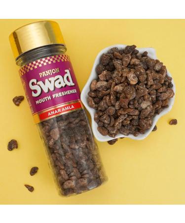 Panjon Swad Anar Amla & Roasted Saunf (Mukhwas Mouth Fresheners) 2 Bottles 180g - Buy Online on GoSupps.com