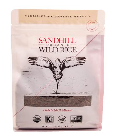 Organic Wild Rice - 12-16 oz packages | Non-GMO, Gluten-Free, Kosher Certified | California Organic | High Protein, Low Calories, Easy Cooking - Buy Online on GoSupps.com