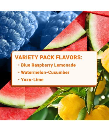 Essential Elements Hydration Powder Packets - Variety Pack | Sugar Free Electrolyte Drink Mix with ACV & Vitamin C | 24 Stick Packs - Buy Online on GoSupps.com