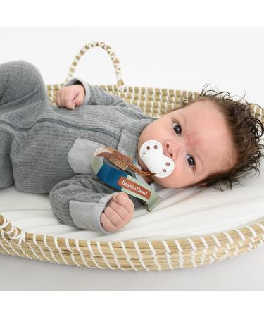 BooginHead Pacifier Clip 3-Pack - Geometric Blue | Baby Pacifier Holder PaciGrip - Buy Online on GoSupps.com