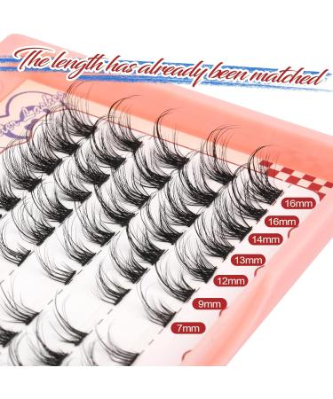 DIY Lash Extension Kit: 100 Pcs Lash Clusters with Waterproof Bond, Seal, and Tweezers - Goddvenus (7-14-16 Mixed) - Buy Online on GoSupps.com