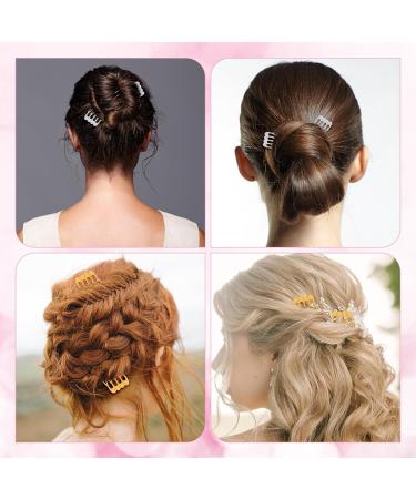 Prasacco 20-Piece Metal Side Combat Hair Feasts - Small Hair Clips & Jewelry for Fine Hair Perfect for Weddings & Special Occasions - Buy Online on GoSupps.com