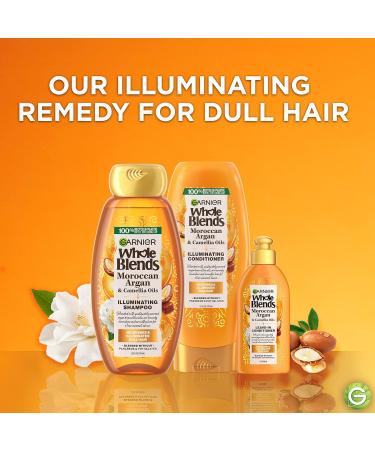 Garnier Whole Blends Moroccan Argan & Camellia Oils Shampoo 3-Pack - 12.5 Fl Oz, Silky Shine Formula - Buy Online on GoSupps.com