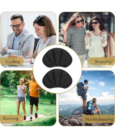 Sibba Heel Pillows - Anti-Slip Inserts & Blister Protectors for Oversized Shoes (Black/Nude) - Self-Adhesive Comfort Pads - Buy Online on GoSupps.com