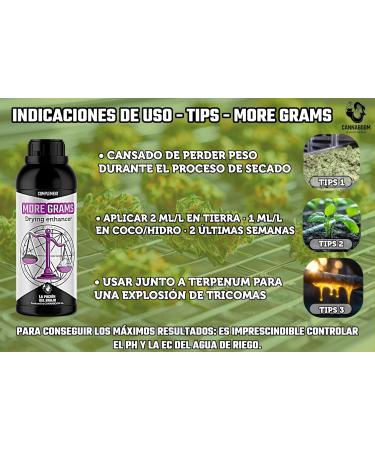 Cannaboom MORE GRAMS Drying booster to lose less weight during the cutting phase unique CANNABOOOM formula (5 liters) - Buy Online on GoSupps.com