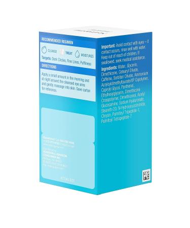 Neutrogena Hydro Boost+ Caffeine Eye Gel Cream - 0.5 oz | Hyaluronic Acid, Caffeine & Peptide Complex for Dark Circles, Fine Lines & Puffiness - Fragrance-Free - Buy Online on GoSupps.com