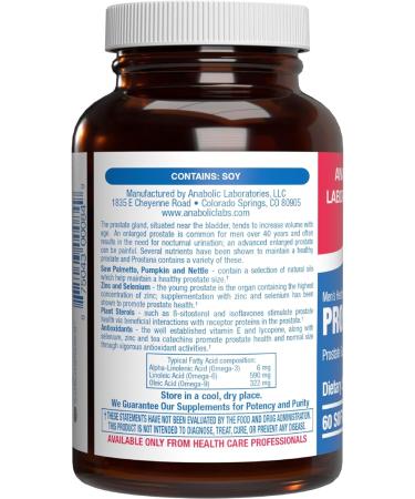 Prostana Prostate Health Supplement for Men - Clinical Formula Herbal Complex with Beta Sitosterol Saw Palmetto and Pumpkin Seed Oil for Prostate Support - Non-GMO & Made in The USA - 1 Month Supply - Buy Online on GoSupps.com