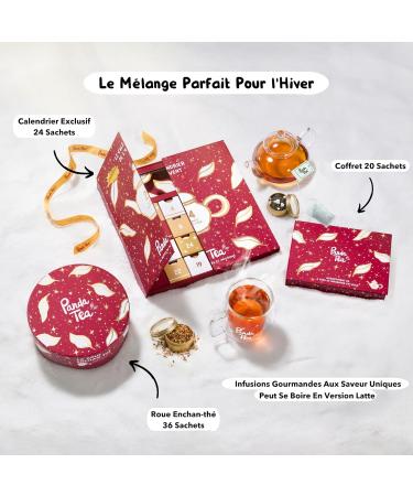 Panda Tea - Coffret Enchan-th 20 sachets - Coffret Cadeau Th & Tisane de Bio - Assortiment de Th s et Infusions Gourmands Hiver - Id e Cadeau Offrir pour - Buy Online on GoSupps.com