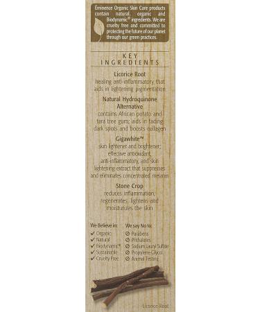 Eminence Bright Skin Licorice Root Booster Serum - 1oz | Brightening Face Serum - Buy Online on GoSupps.com