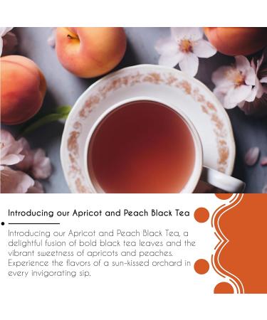 Thames Tea Premium Selection: Apricot & Peach Black Tea Tubebox | Luxury British Loose Leaf Fruit & Herbal Tea - Buy Online on GoSupps.com
