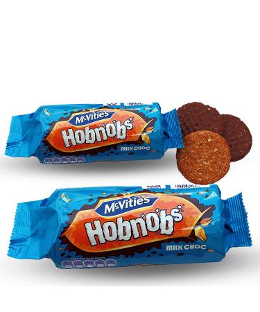 McVitie's Milk Chocolate Hobnobs 262g - Pack of 2
