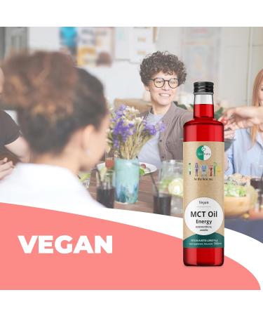 Go-Keto MCT Oil Energy 500ml | Premium C8/C10 Coconut Oil | Vegan Non-GMO Ideal for Keto Diet Shakes & Drinks - Buy Online on GoSupps.com