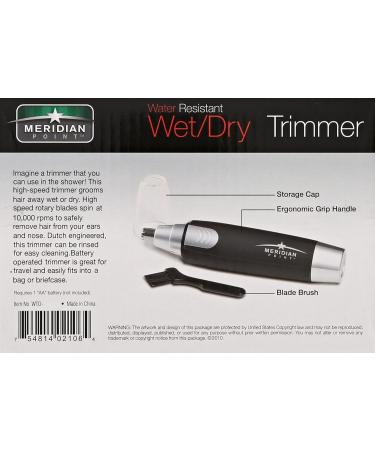Water Resistant Wet/Dry Ear Nose Hair Trimmer - Precision Grooming for Men & Women - Buy Online on GoSupps.com