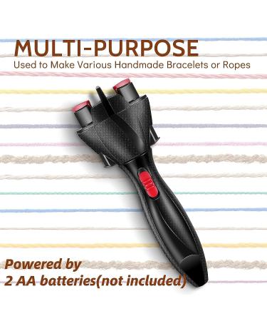 Automatic Hair Braider Electronic Hair Braid Maker Twister with Comb - Black - Buy Online on GoSupps.com