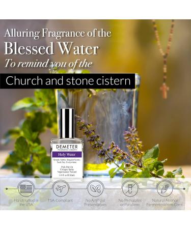 DEMETER Holy Water 1 Oz Cologne Spray Perfume for Women and Men Holy Water 1 Fl Oz (Pack of 1) - Buy Online on GoSupps.com